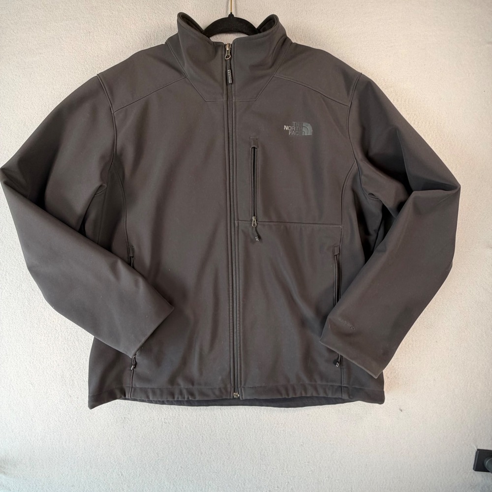 The North Face Apex Bionic Softshell Jacket Mens XL Black Windproof Streetwear